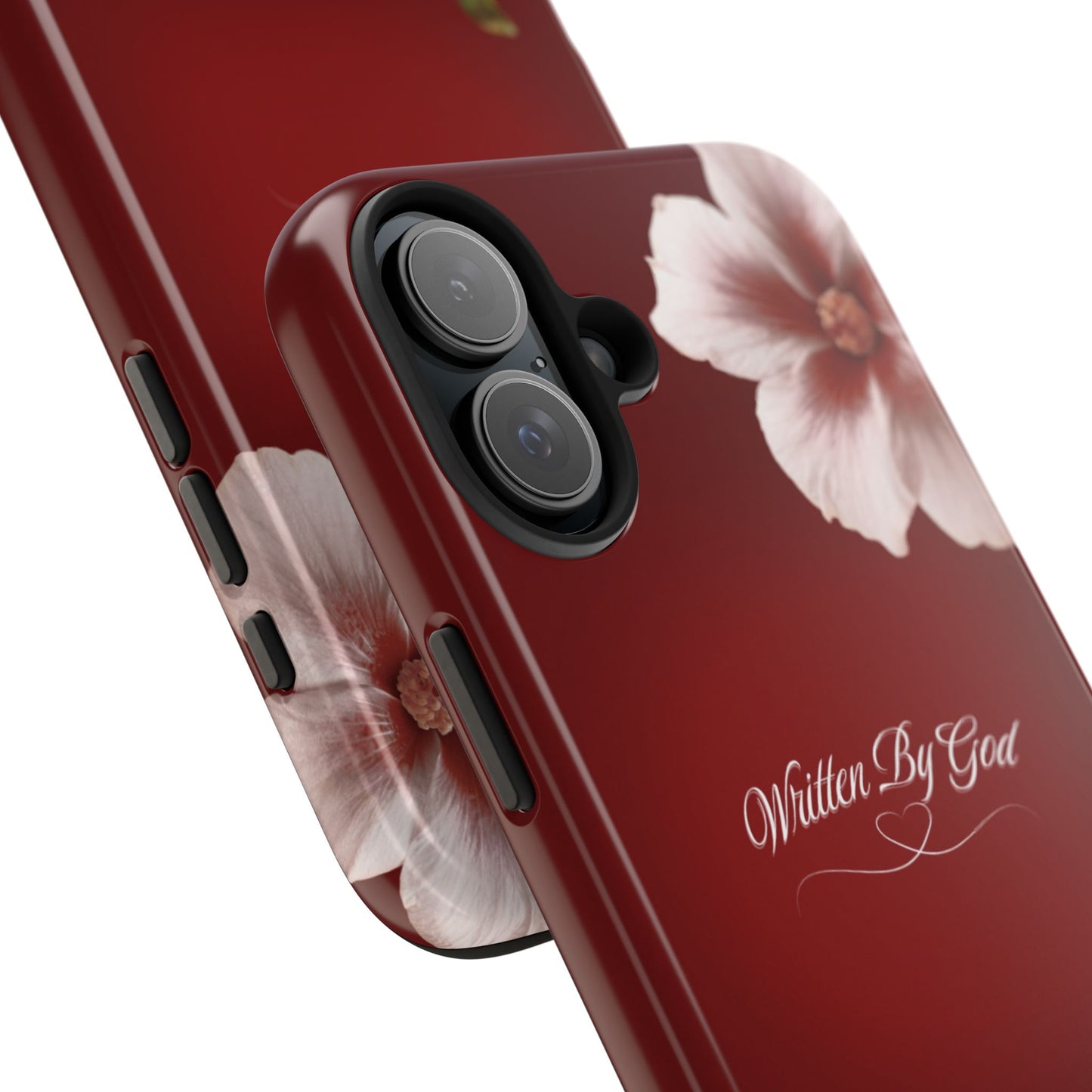 Burgundy Written by God case