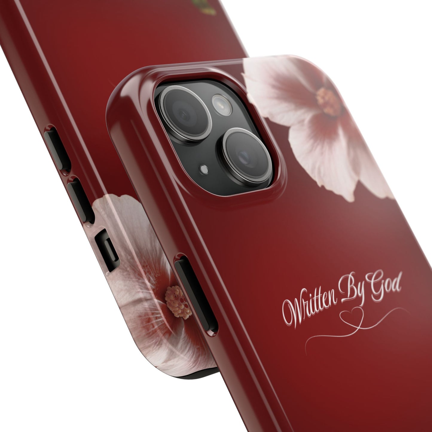 Burgundy Written by God case