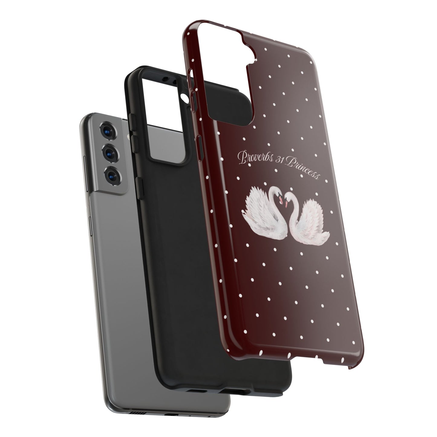 Burgundy Swan Case