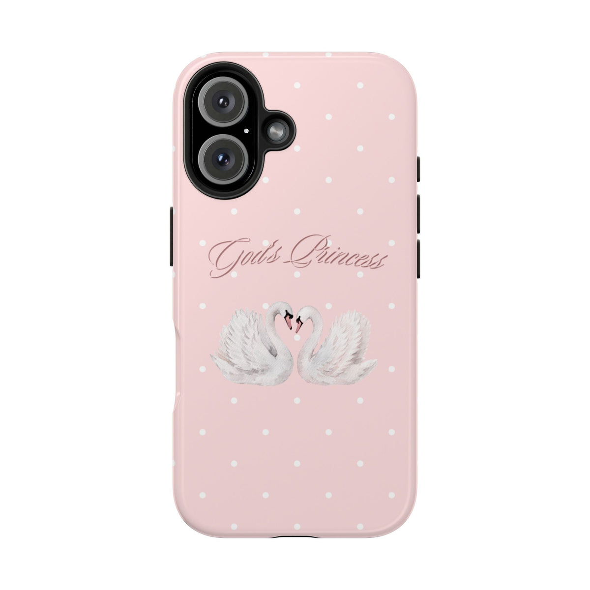 God's Princess Pink Swan Tough Phone Case