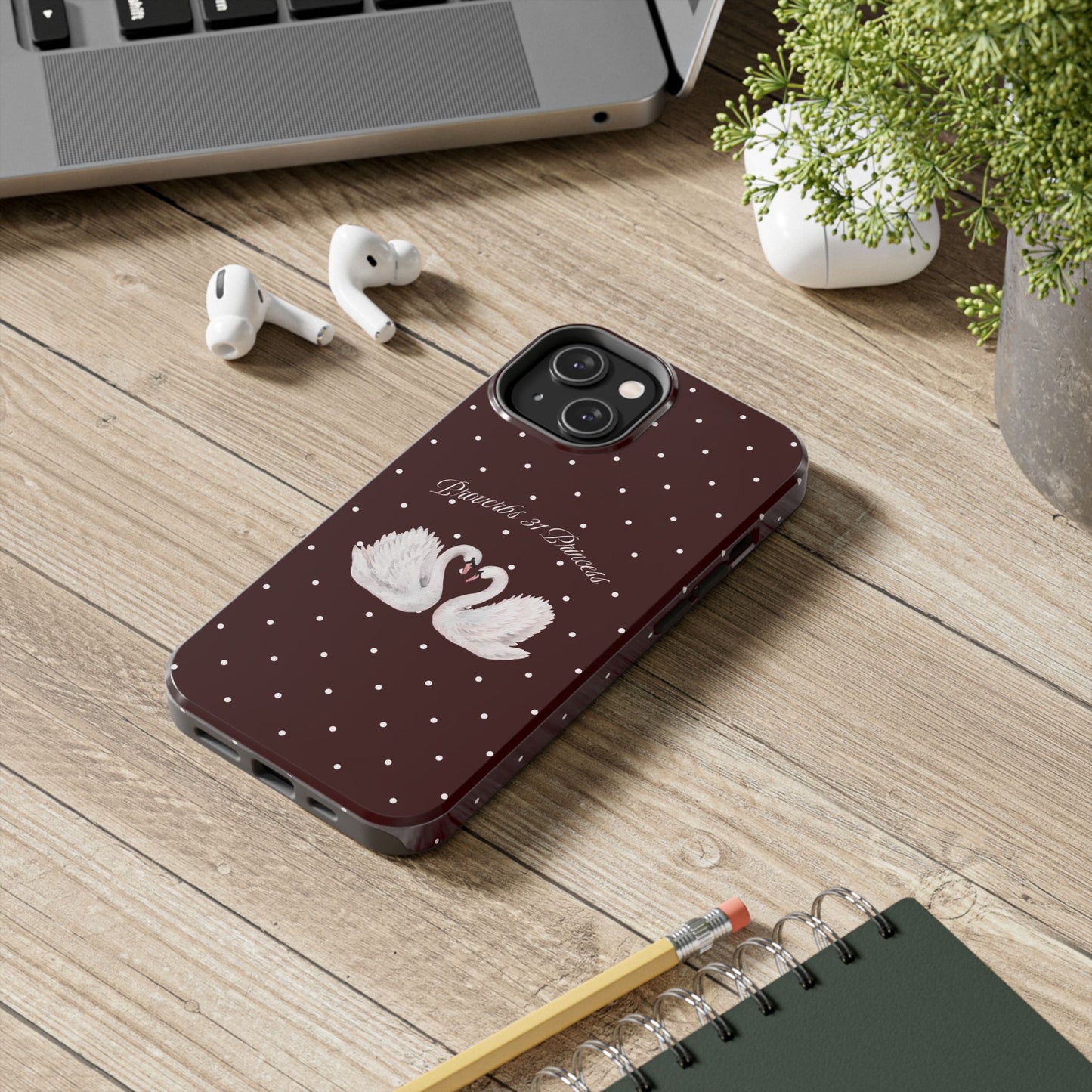Burgundy Swan Case