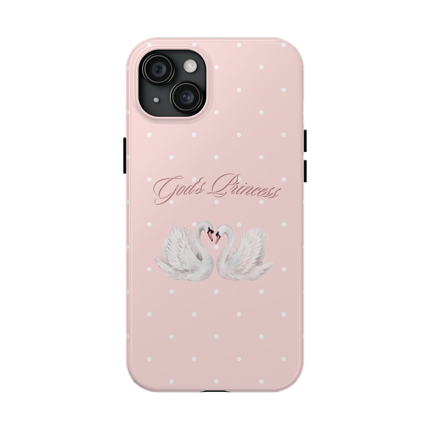 God's Princess Pink Swan Tough Phone Case