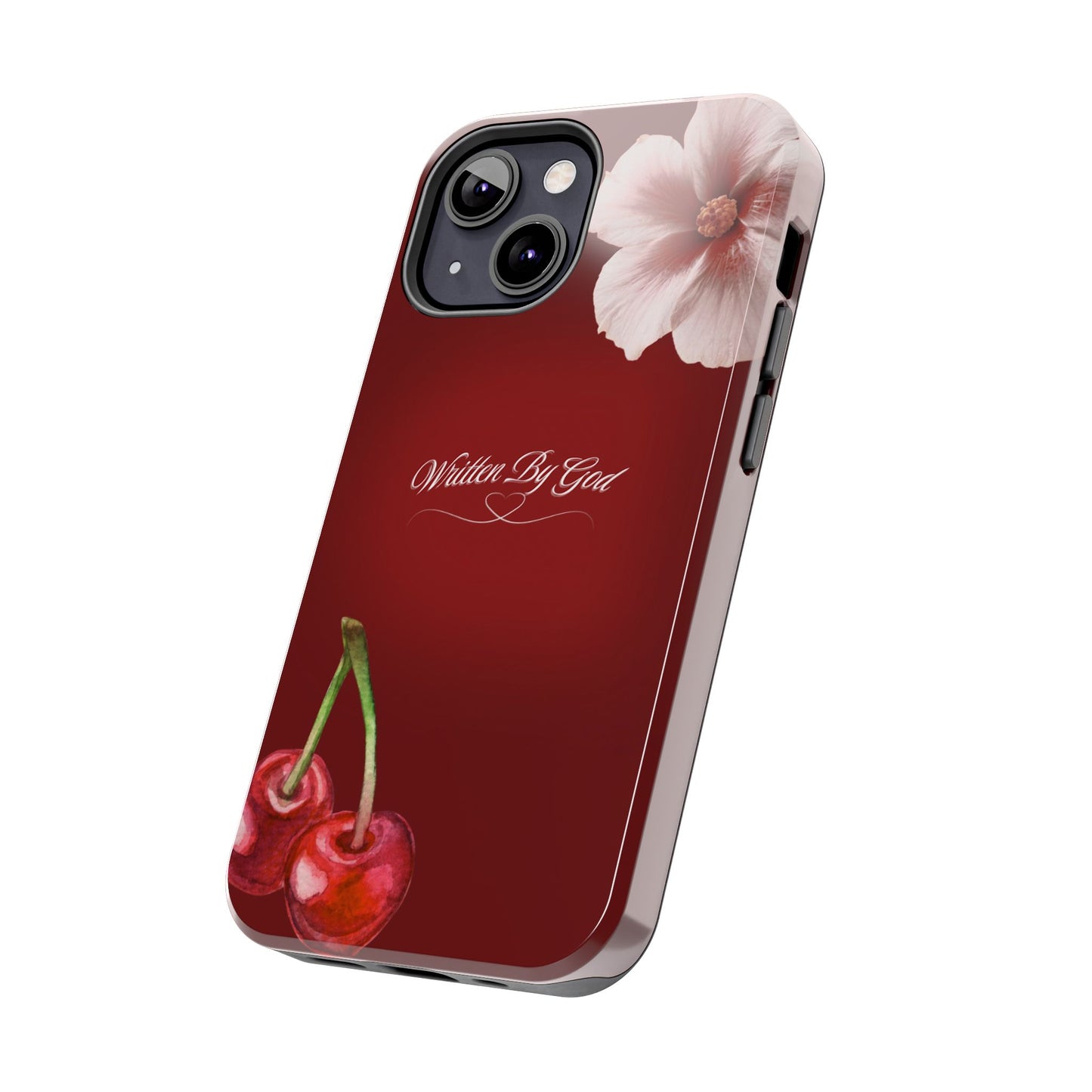 Burgundy Written by God case