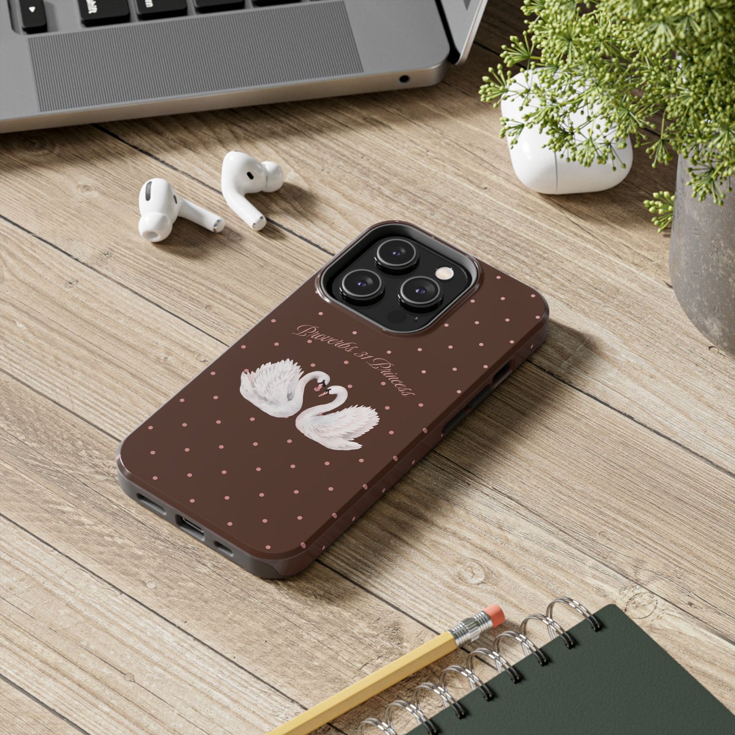 Chocolate Brown Swan Case