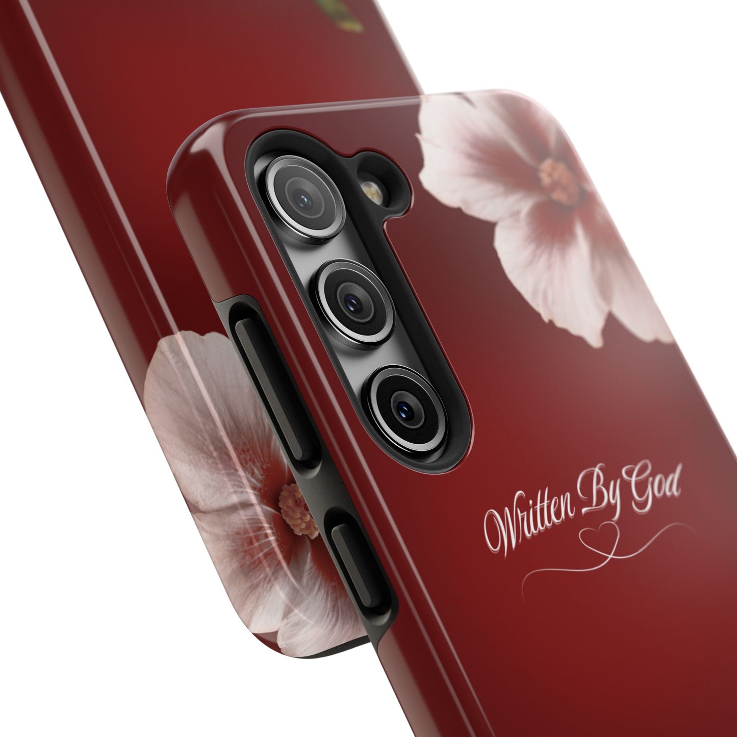Burgundy Written by God case