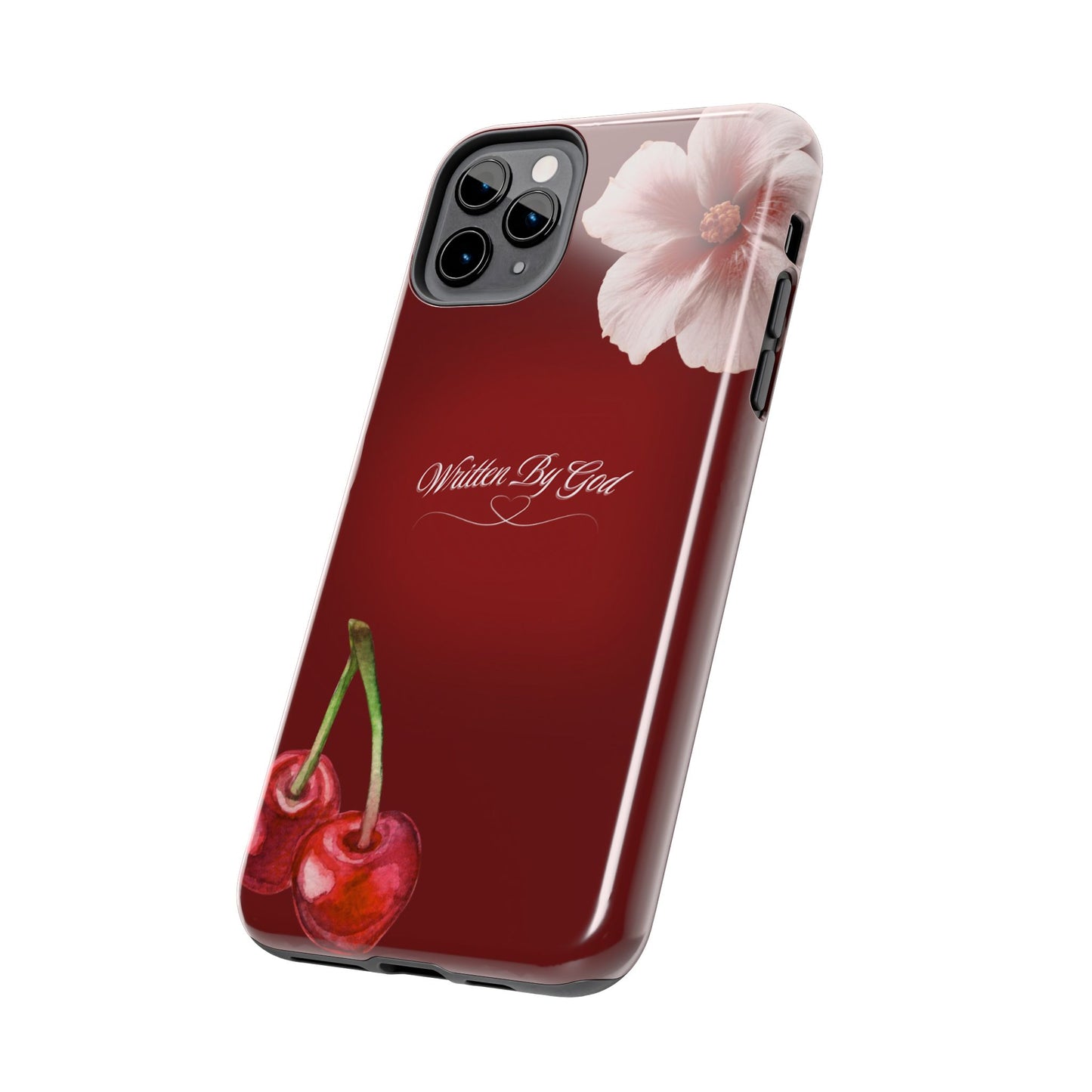 Burgundy Written by God case