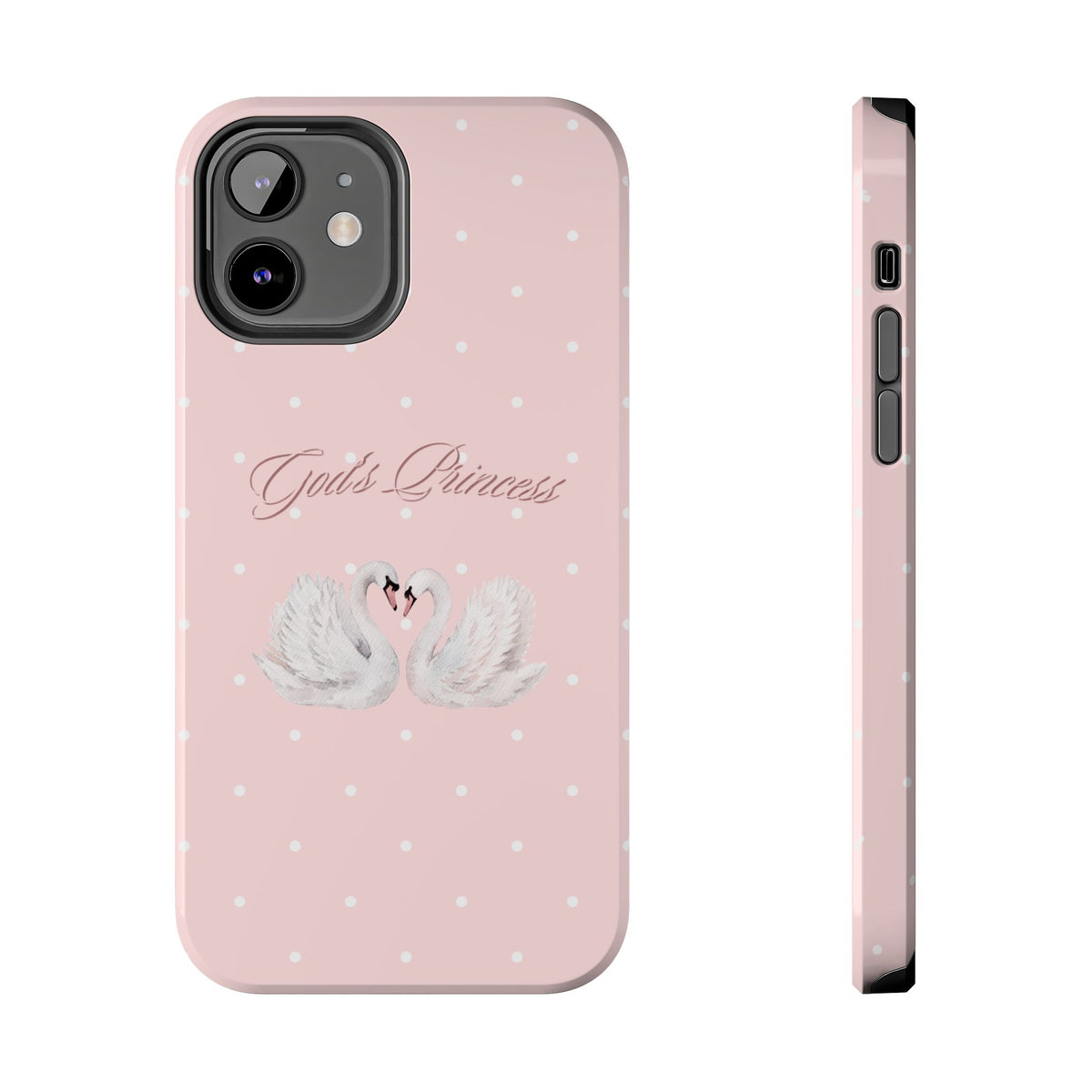 God's Princess Pink Swan Tough Phone Case