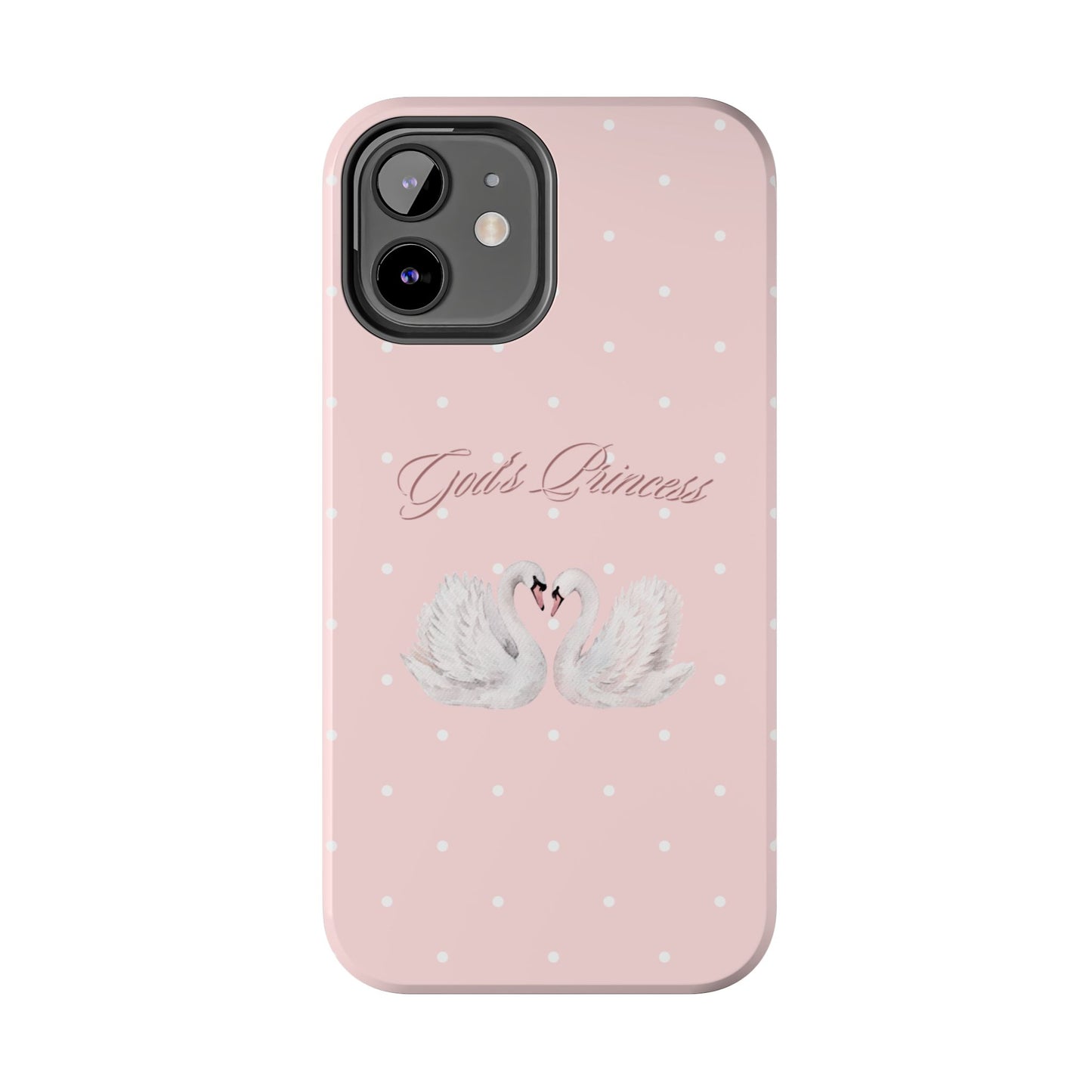 God's Princess Pink Swan Tough Phone Case