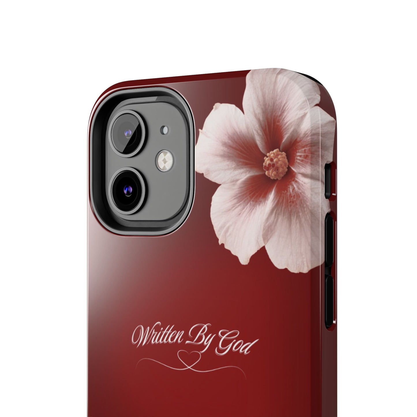 Burgundy Written by God case