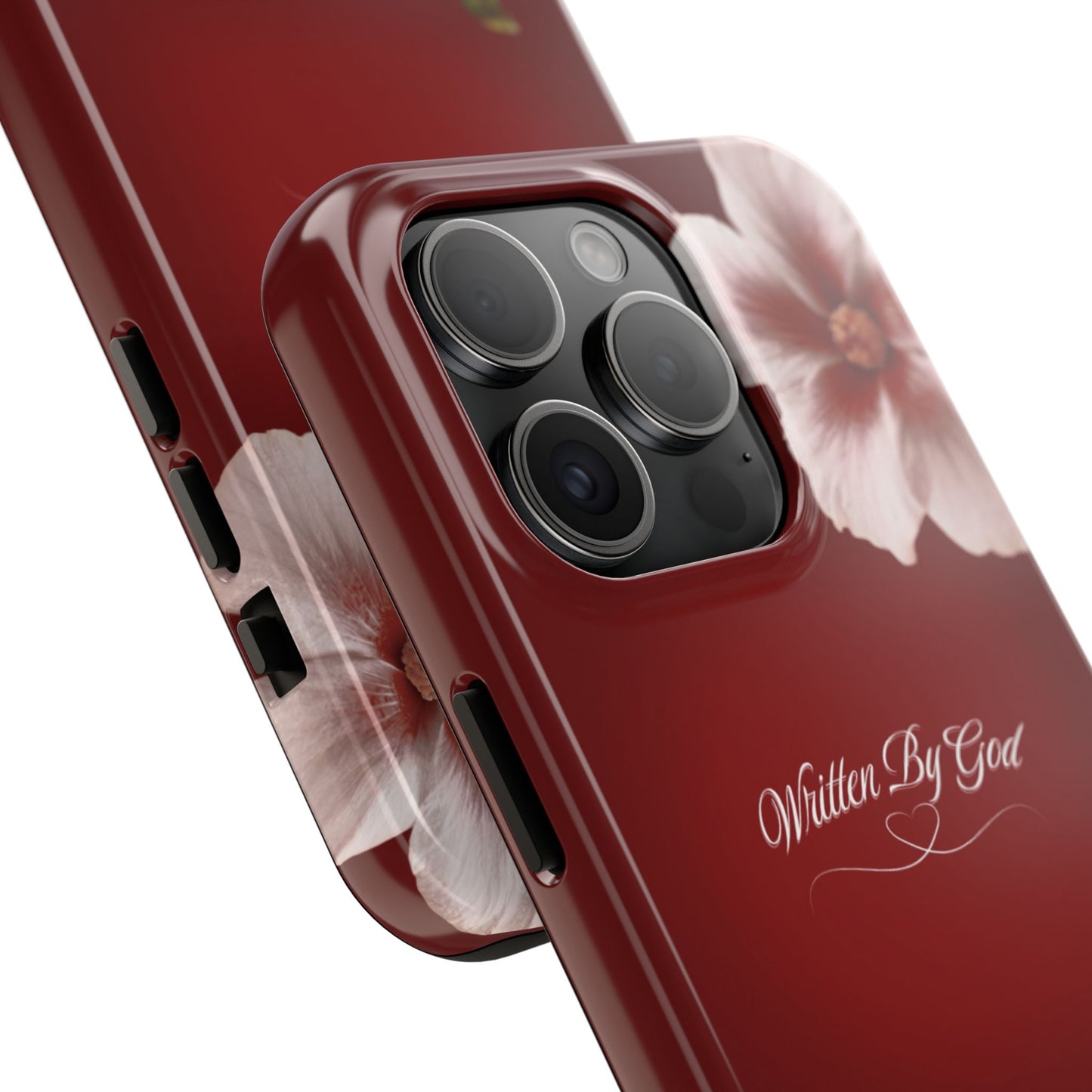 Burgundy Written by God case