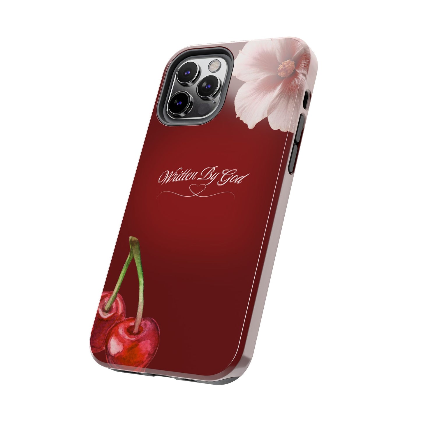 Burgundy Written by God case