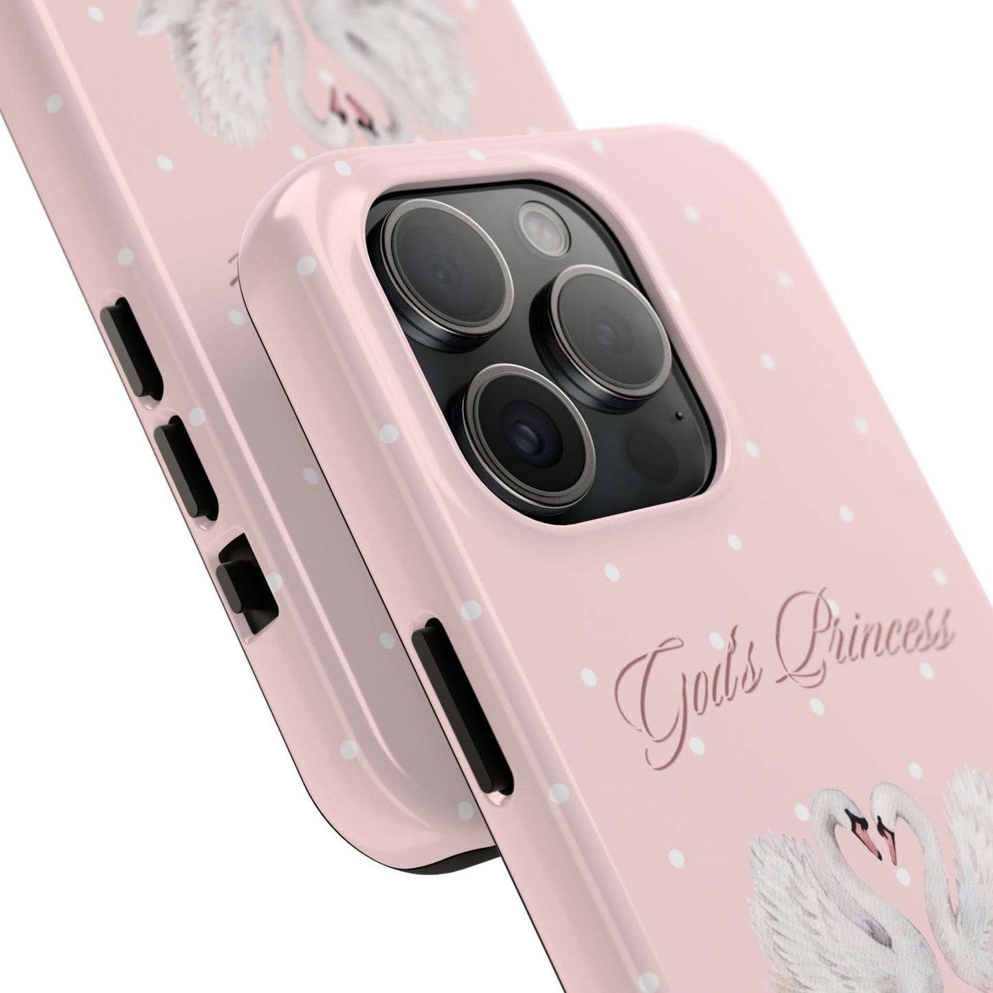 God's Princess Pink Swan Tough Phone Case