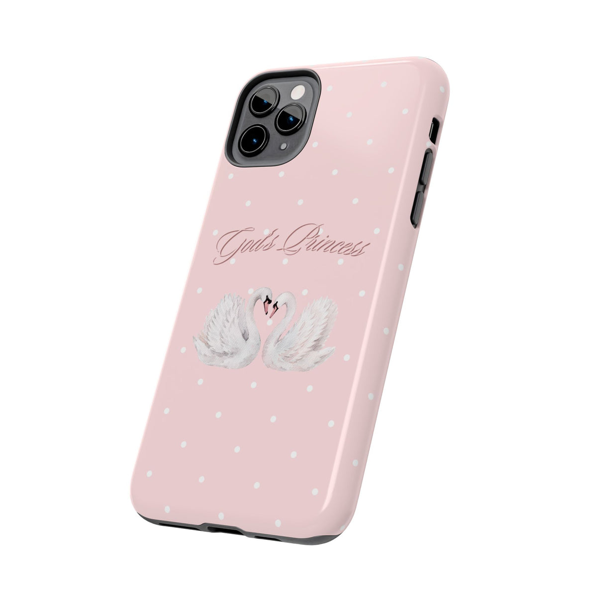God's Princess Pink Swan Tough Phone Case