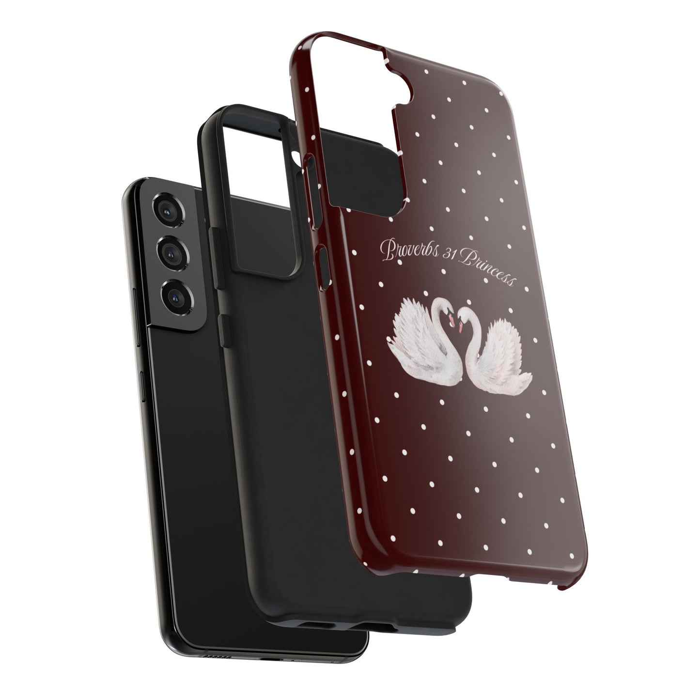 Burgundy Swan Case