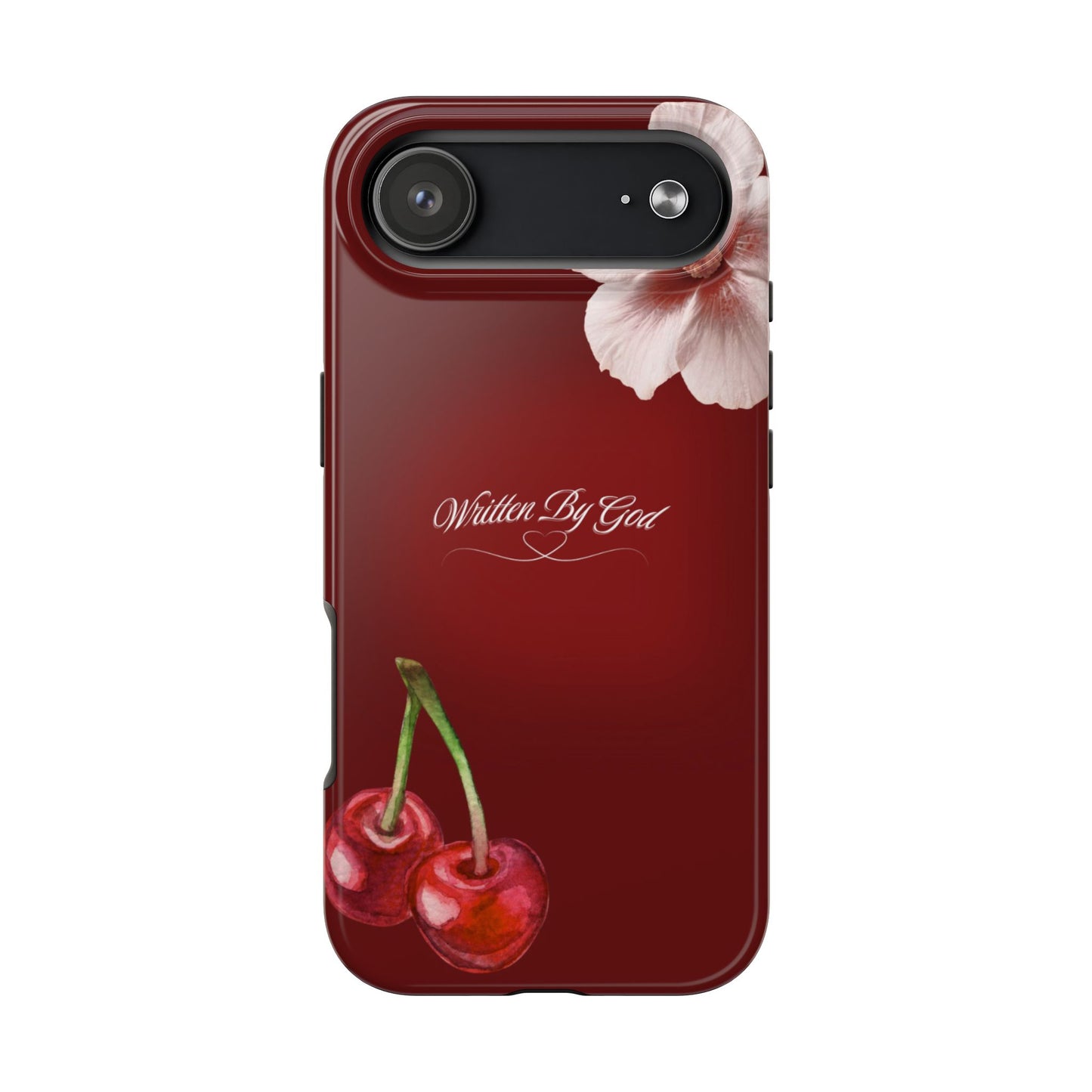 Burgundy Written by God case