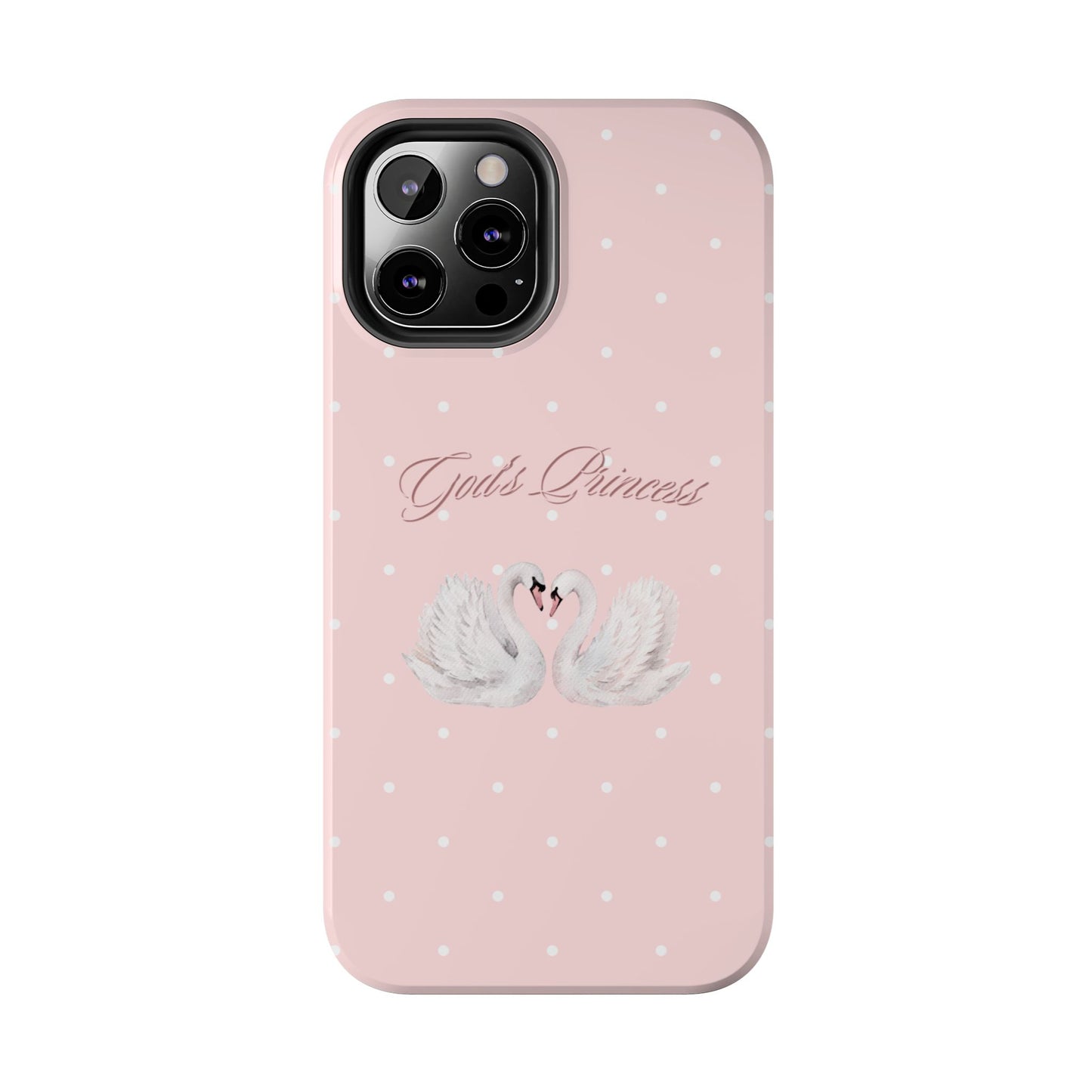 God's Princess Pink Swan Tough Phone Case