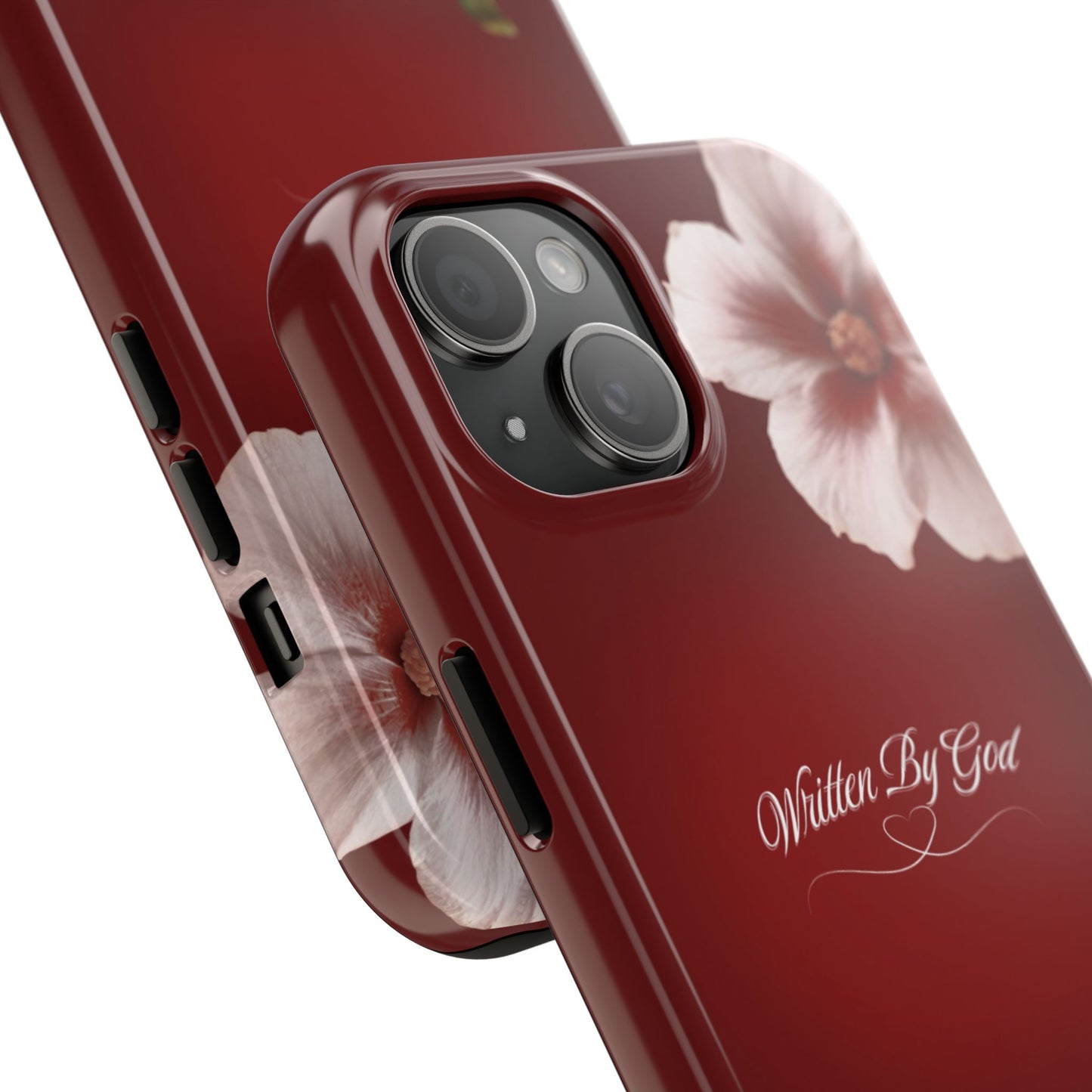 Burgundy Written by God case