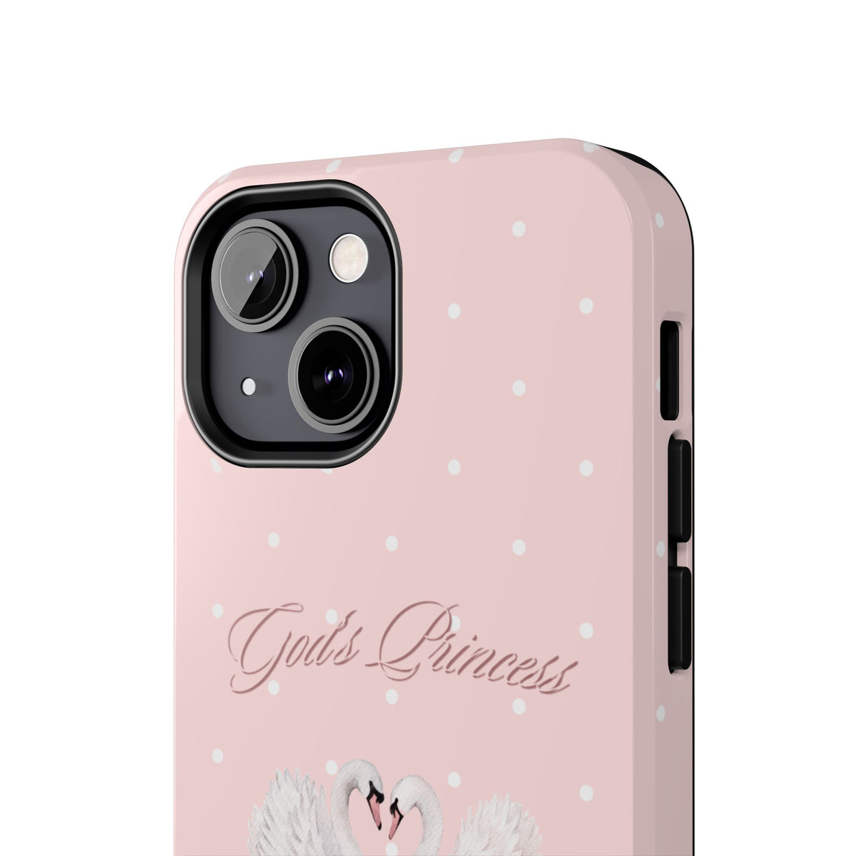 God's Princess Pink Swan Tough Phone Case