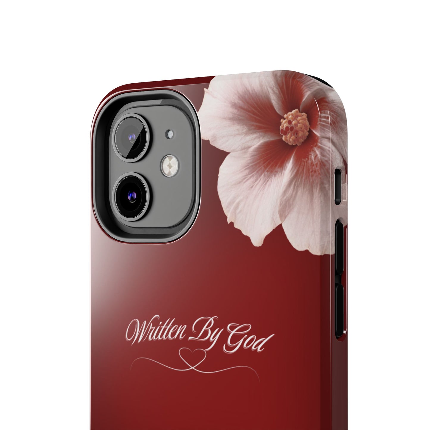 Burgundy Written by God case