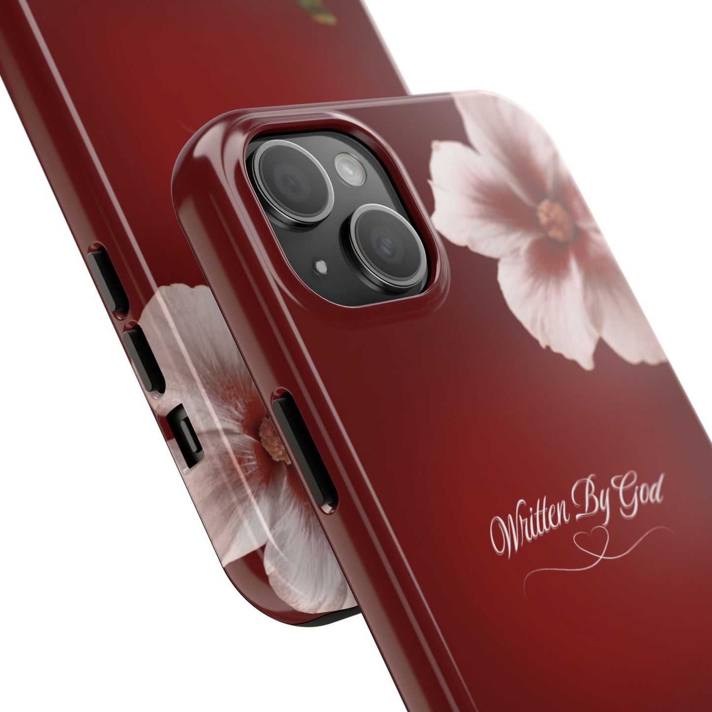 Burgundy Written by God case