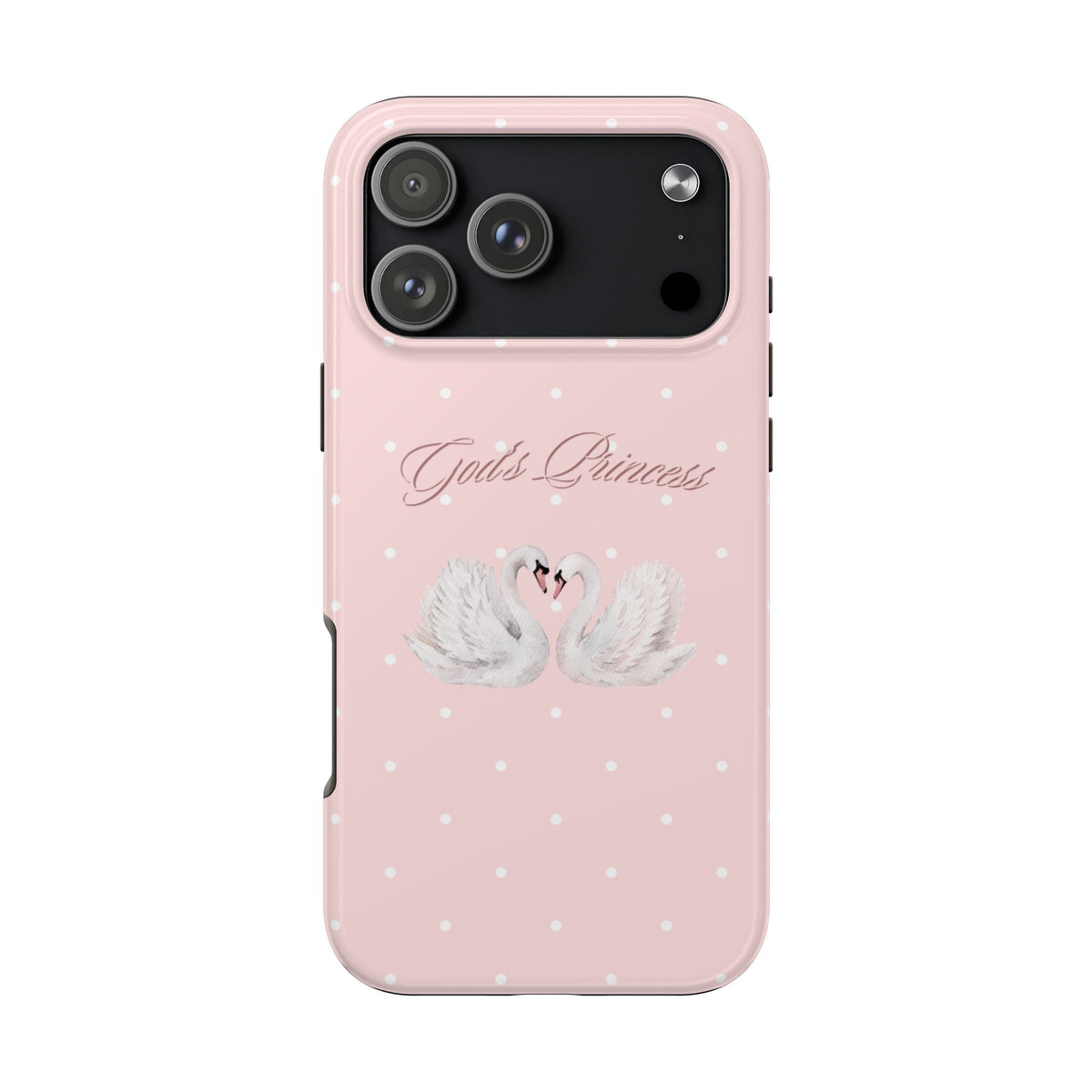 God's Princess Pink Swan Tough Phone Case