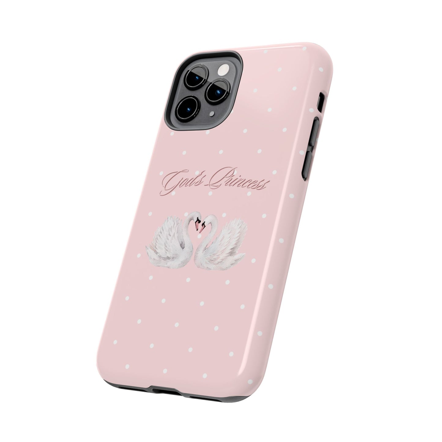 God's Princess Pink Swan Tough Phone Case