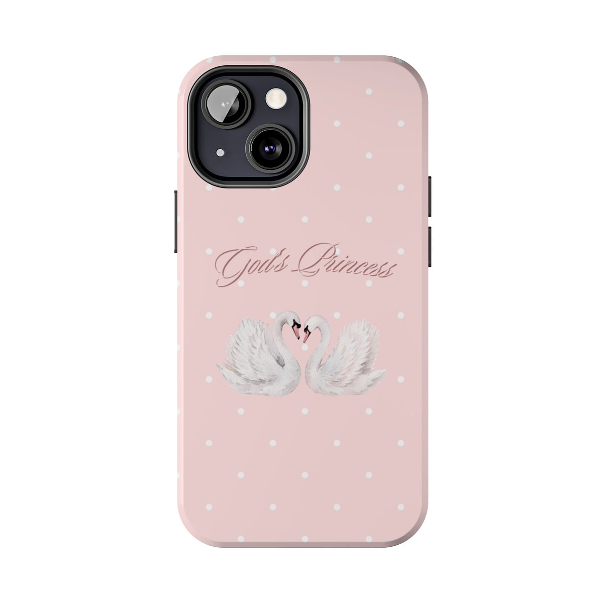 God's Princess Pink Swan Tough Phone Case
