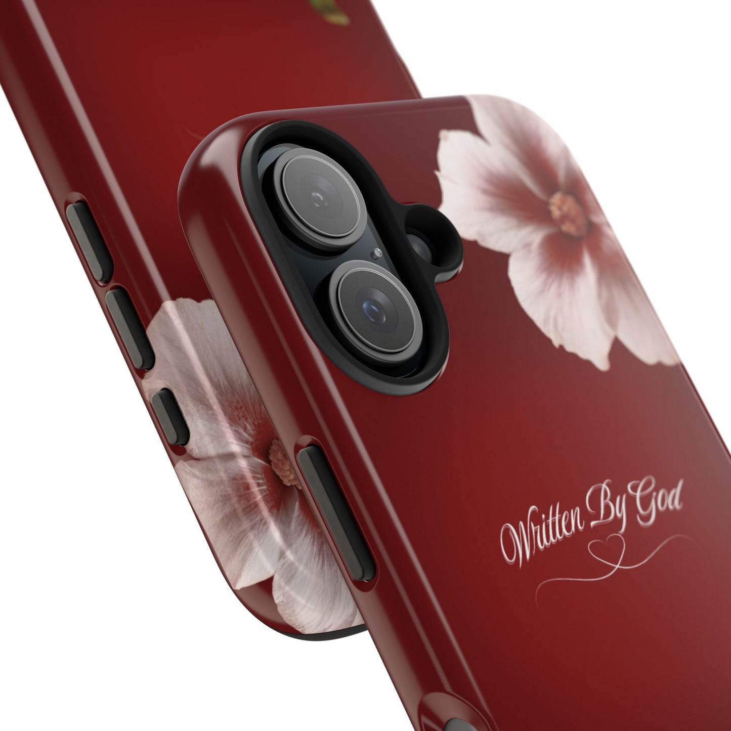 Burgundy Written by God case