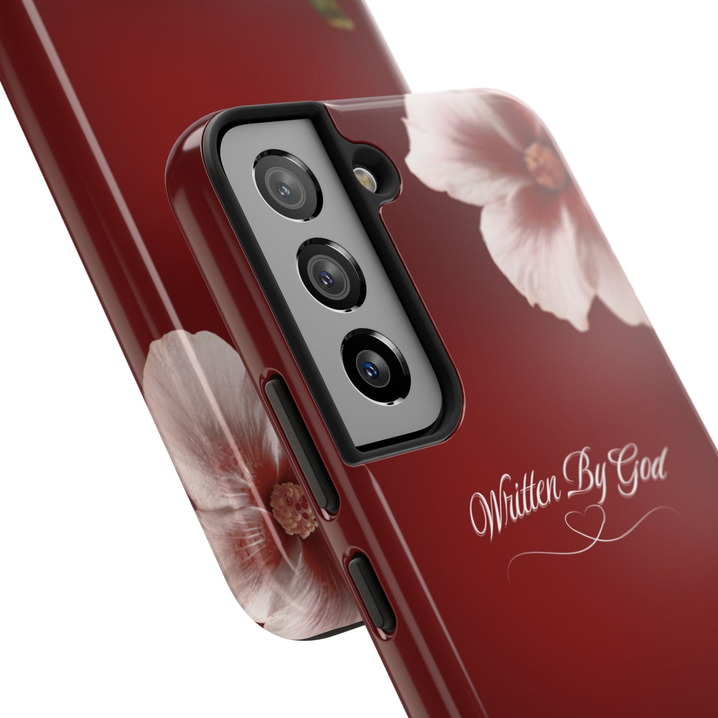 Burgundy Written by God case