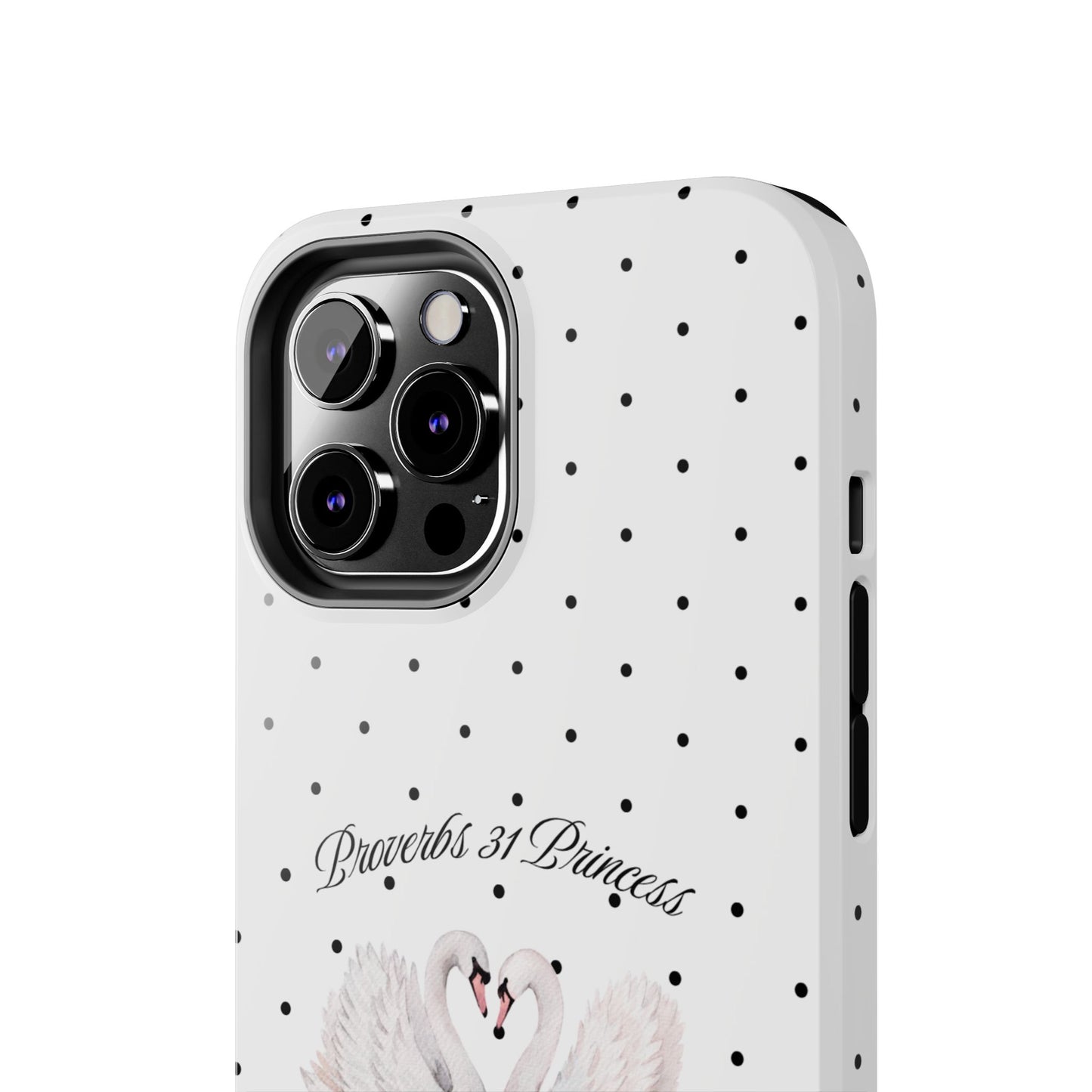 White Polka Dot Swan