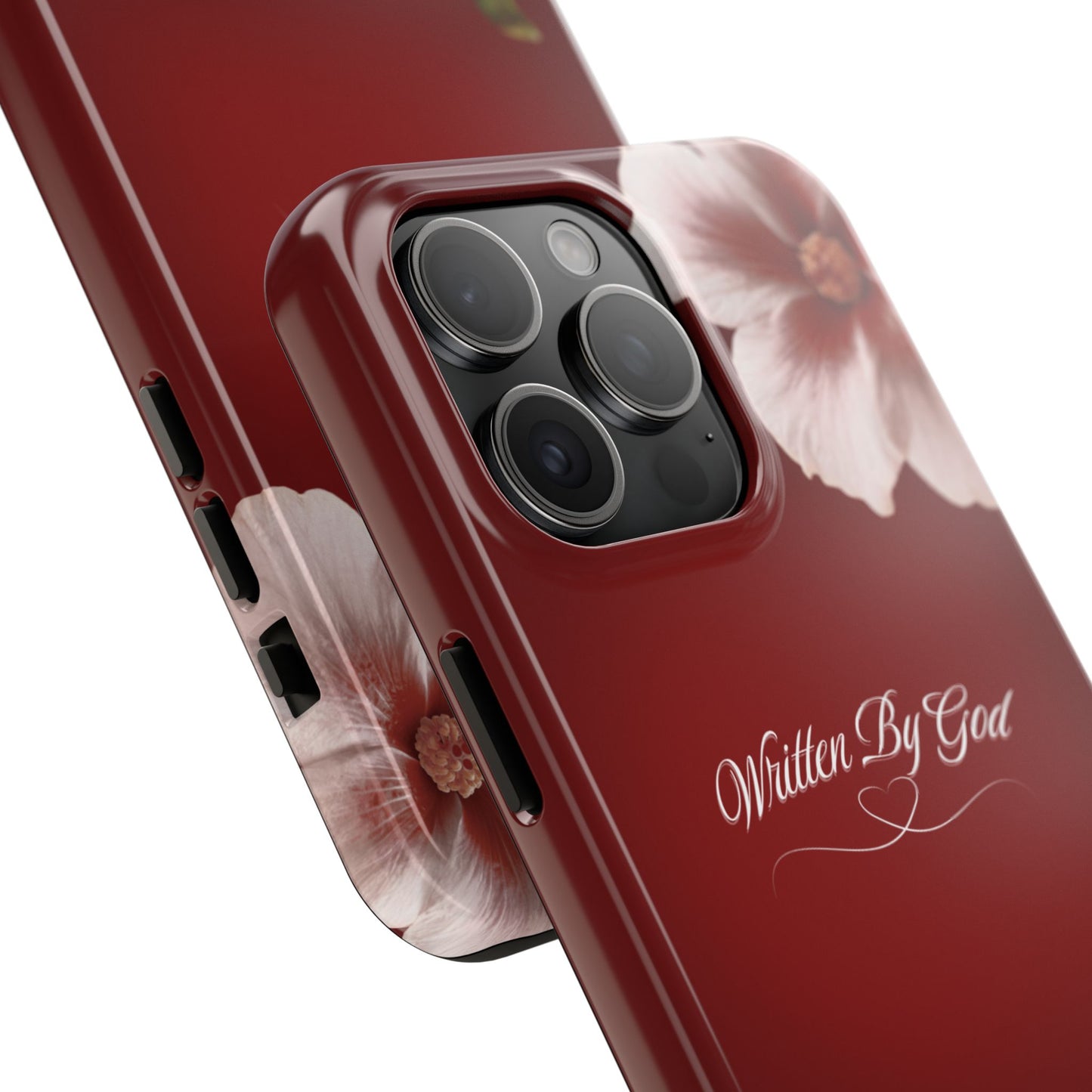 Burgundy Written by God case
