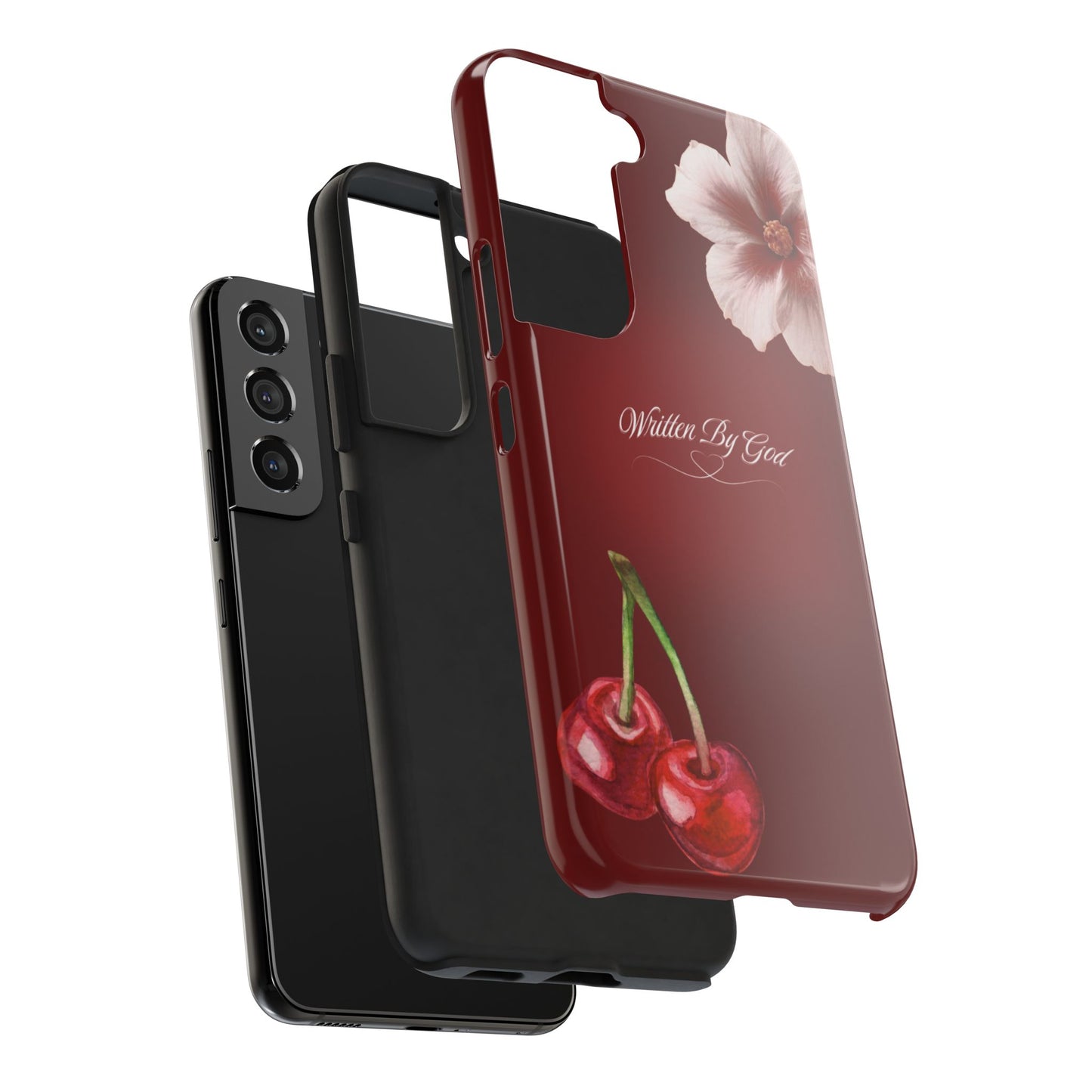 Burgundy Written by God case