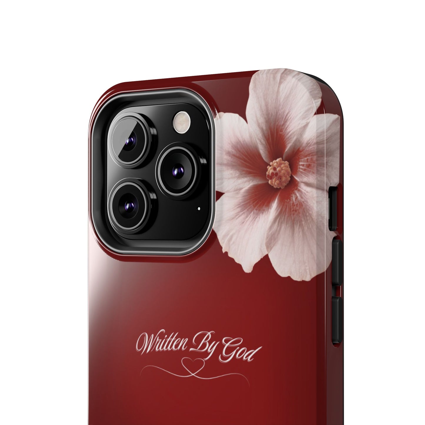 Burgundy Written by God case