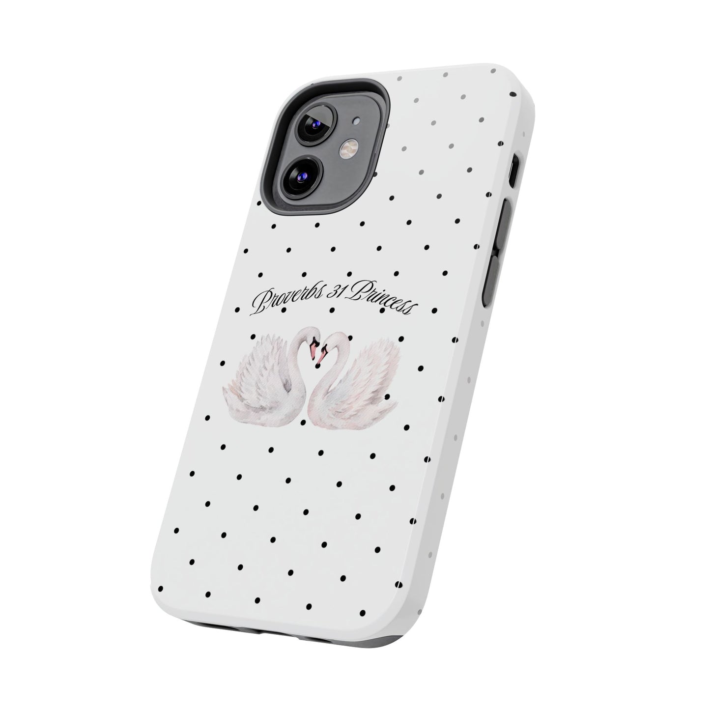 White Polka Dot Swan
