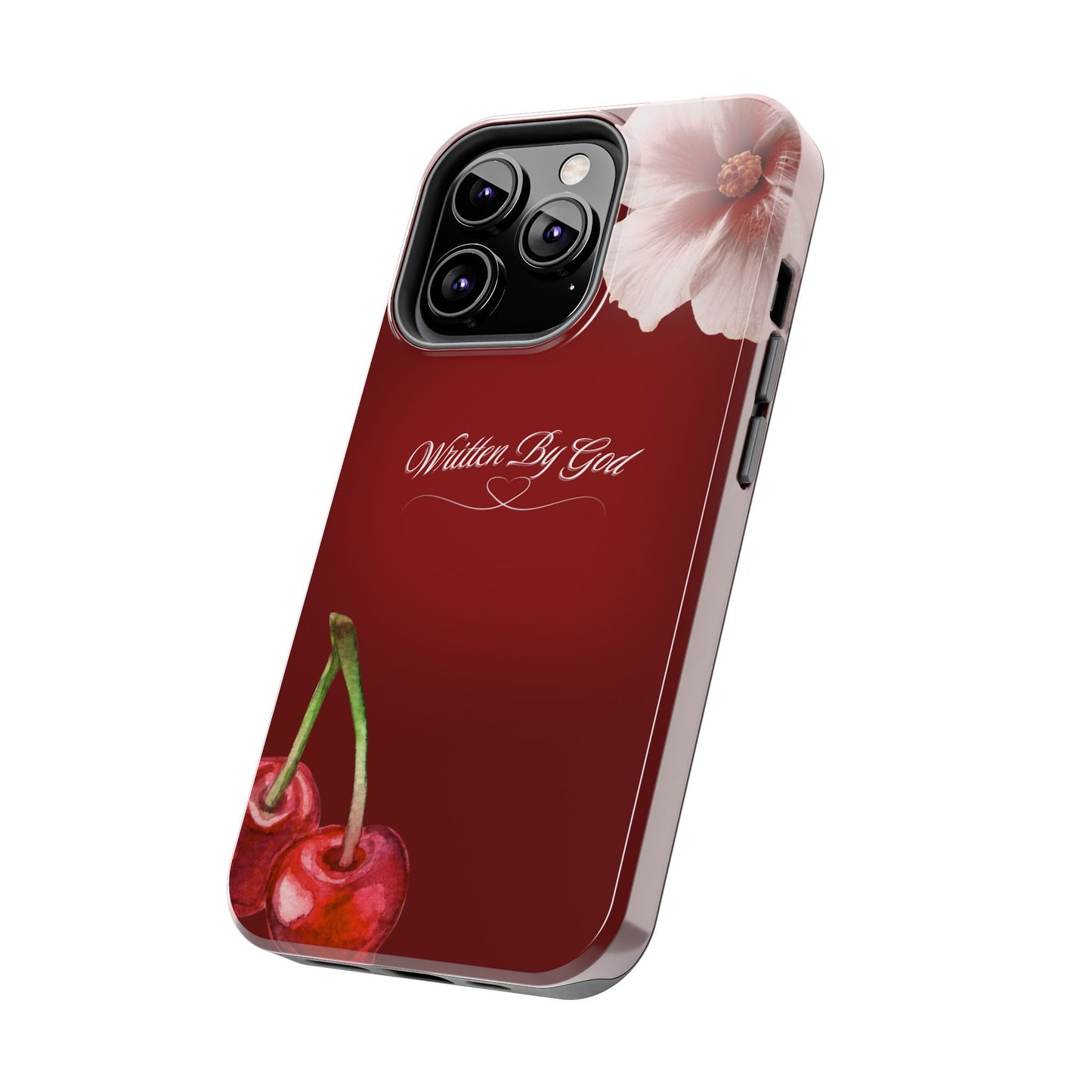Burgundy Written by God case