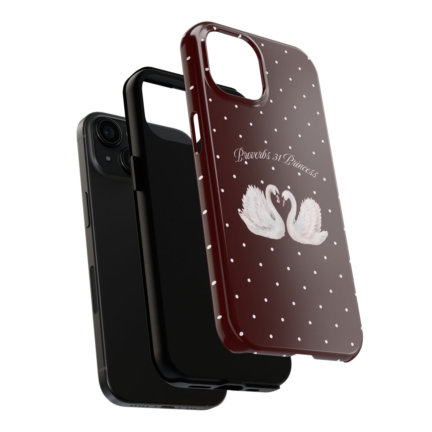 Burgundy Swan Case