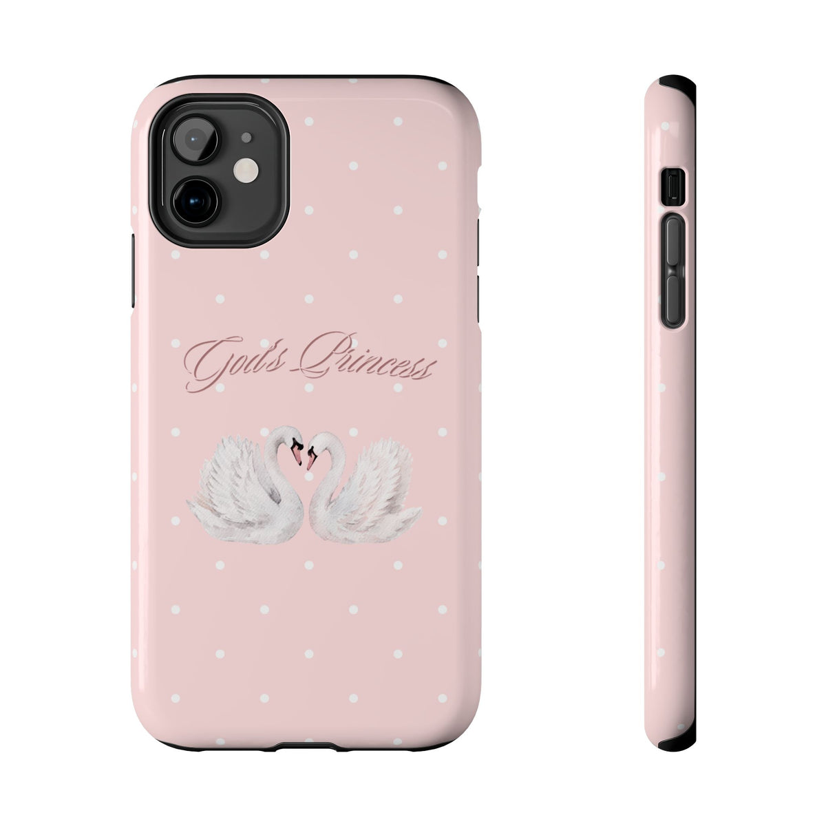 God's Princess Pink Swan Tough Phone Case