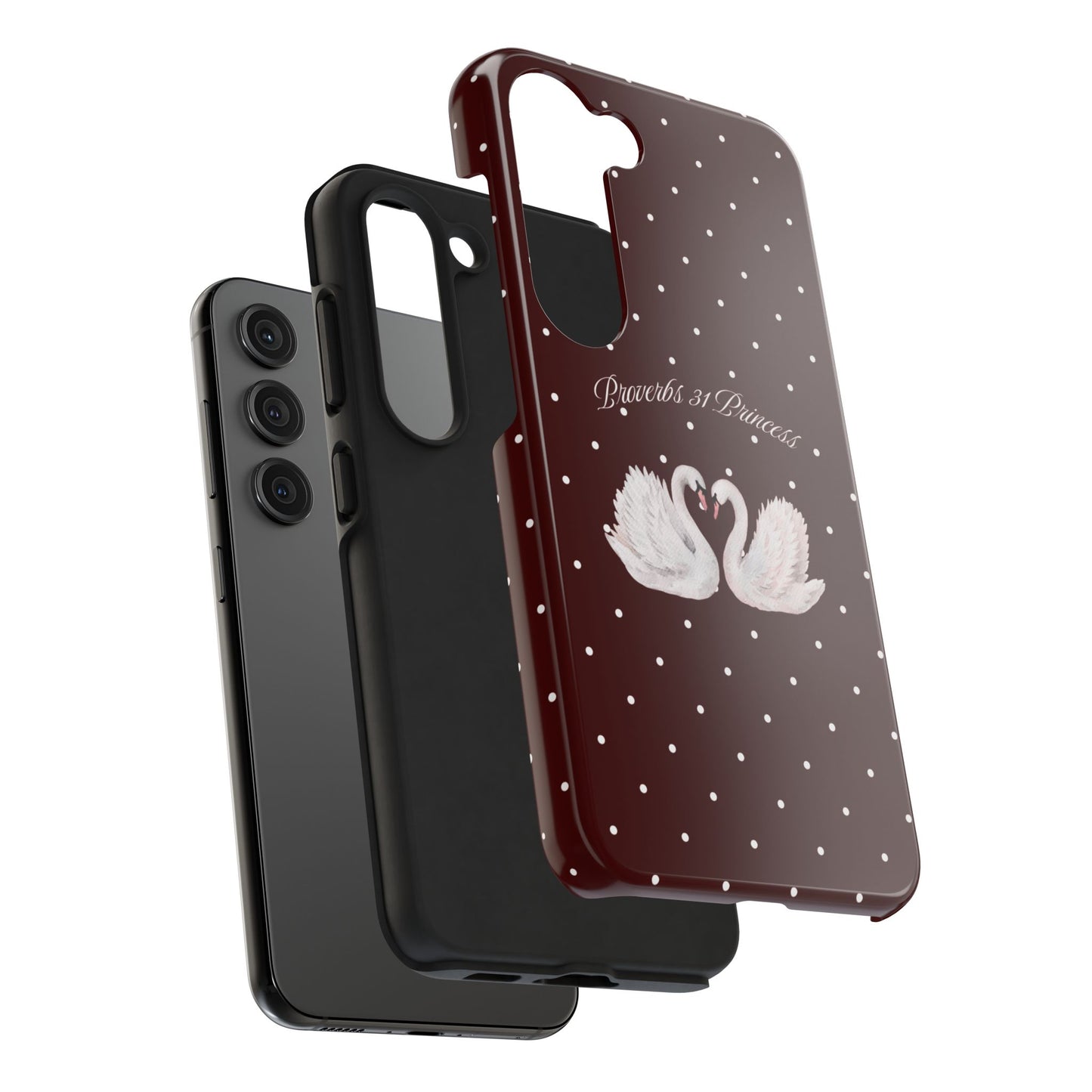 Burgundy Swan Case