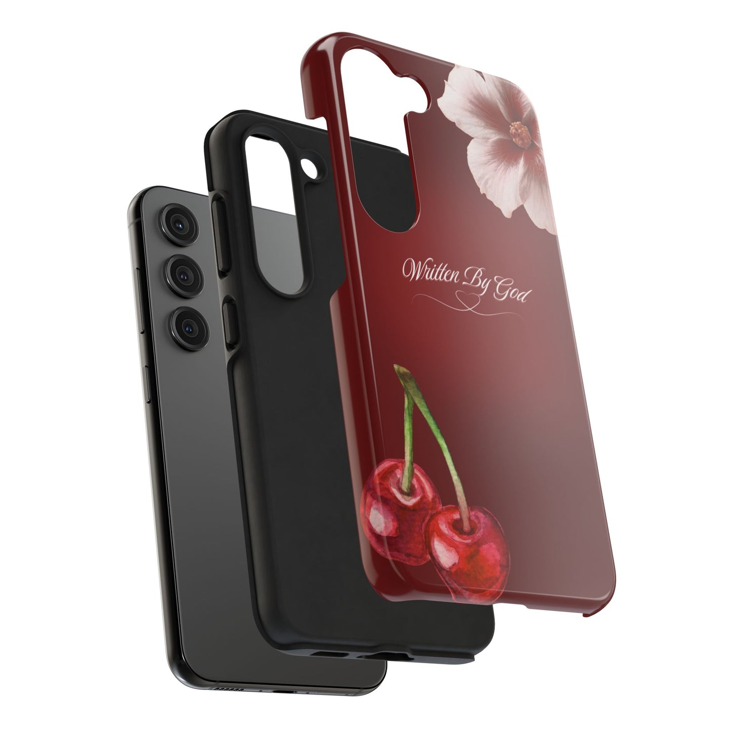 Burgundy Written by God case