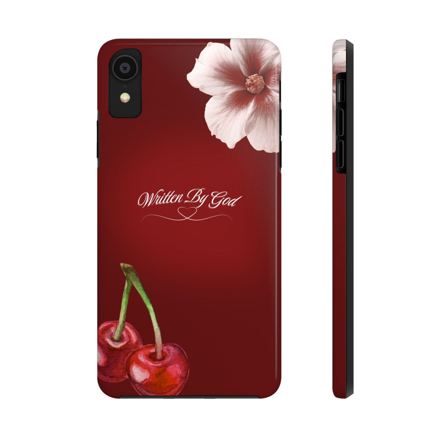 Burgundy Written by God case