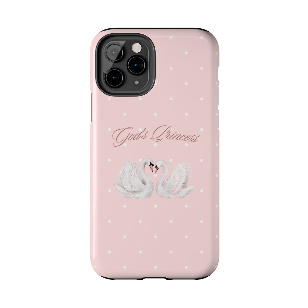 God's Princess Pink Swan Tough Phone Case