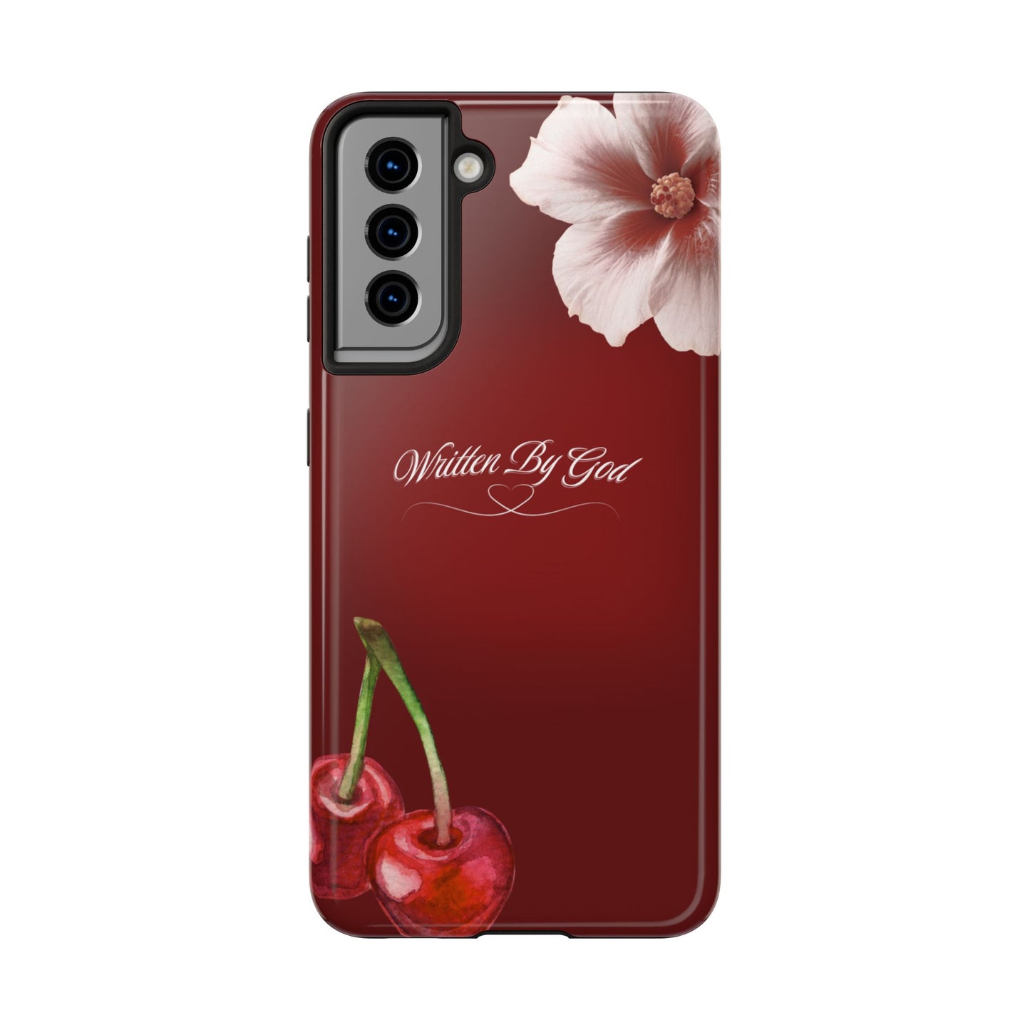 Burgundy Written by God case