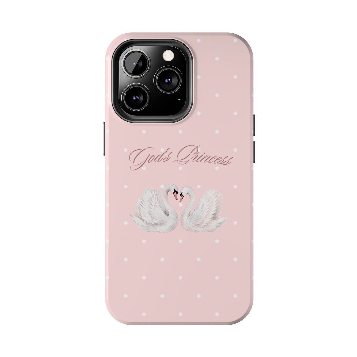 God's Princess Pink Swan Tough Phone Case