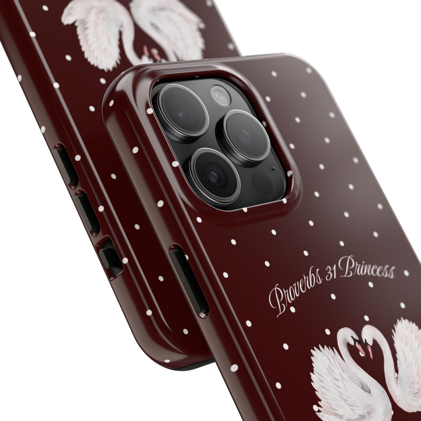 Burgundy Swan Case