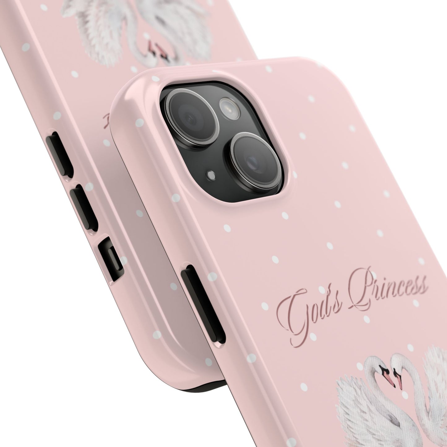 God's Princess Pink Swan Tough Phone Case