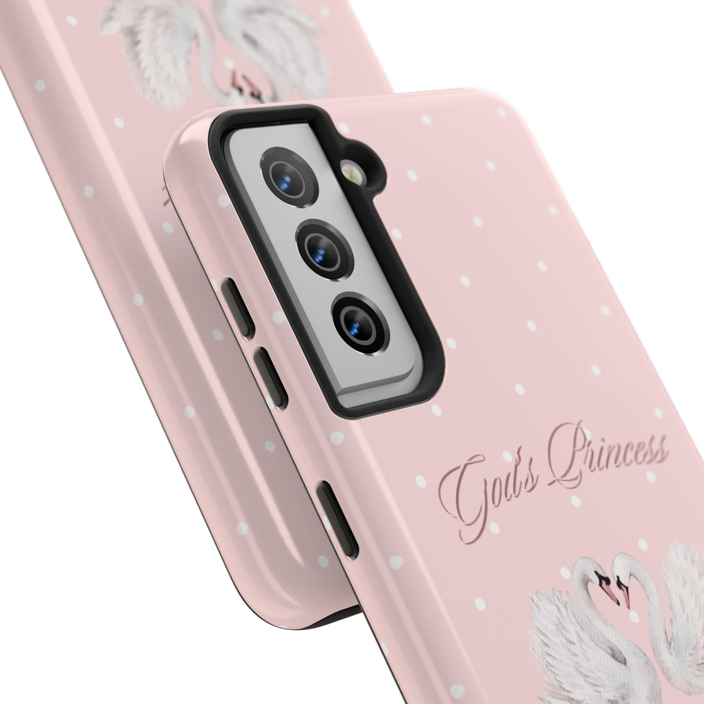 God's Princess Pink Swan Tough Phone Case