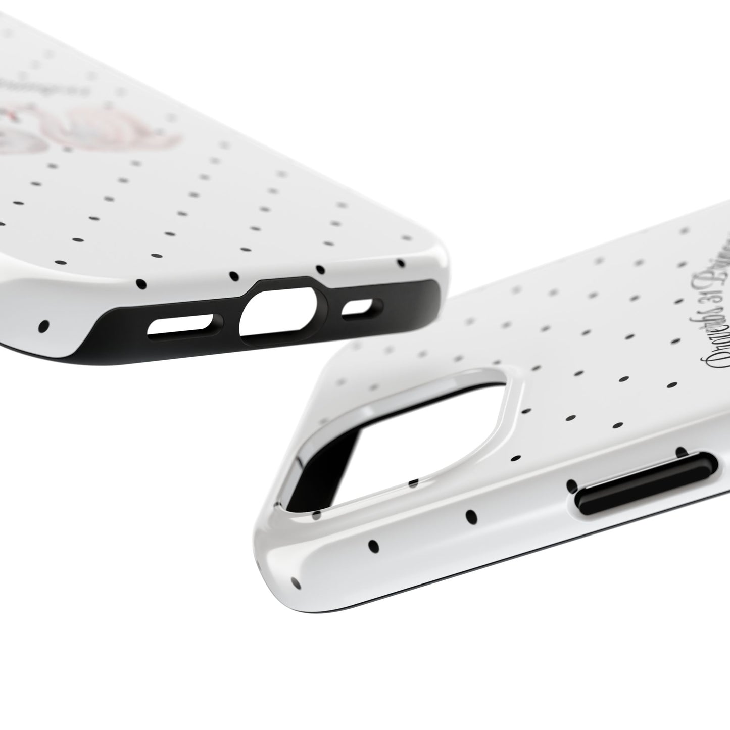 White Polka Dot Swan