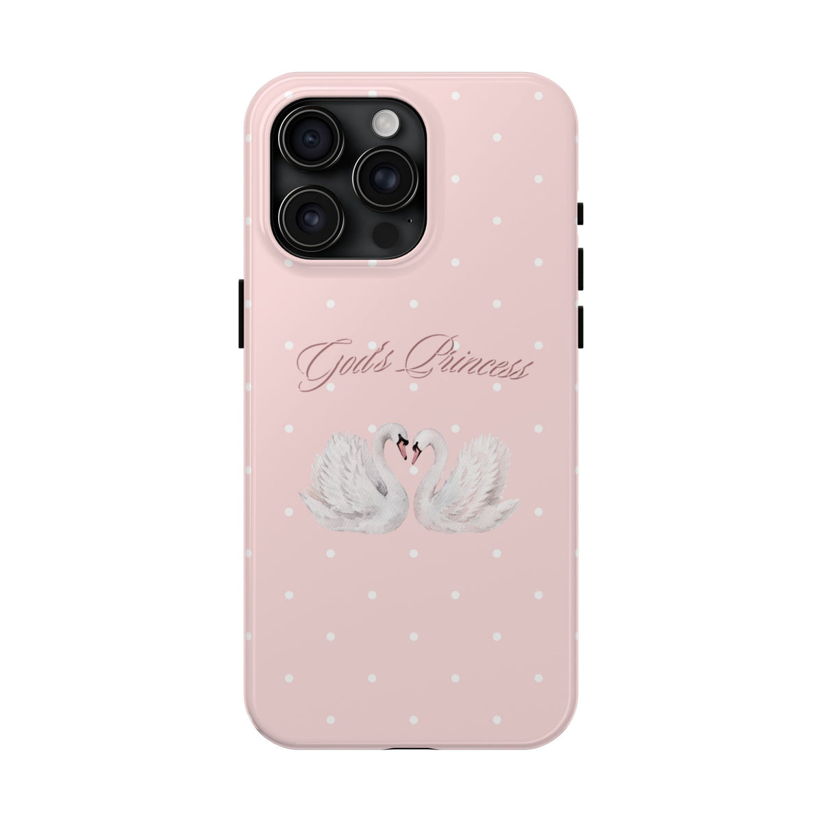 God's Princess Pink Swan Tough Phone Case