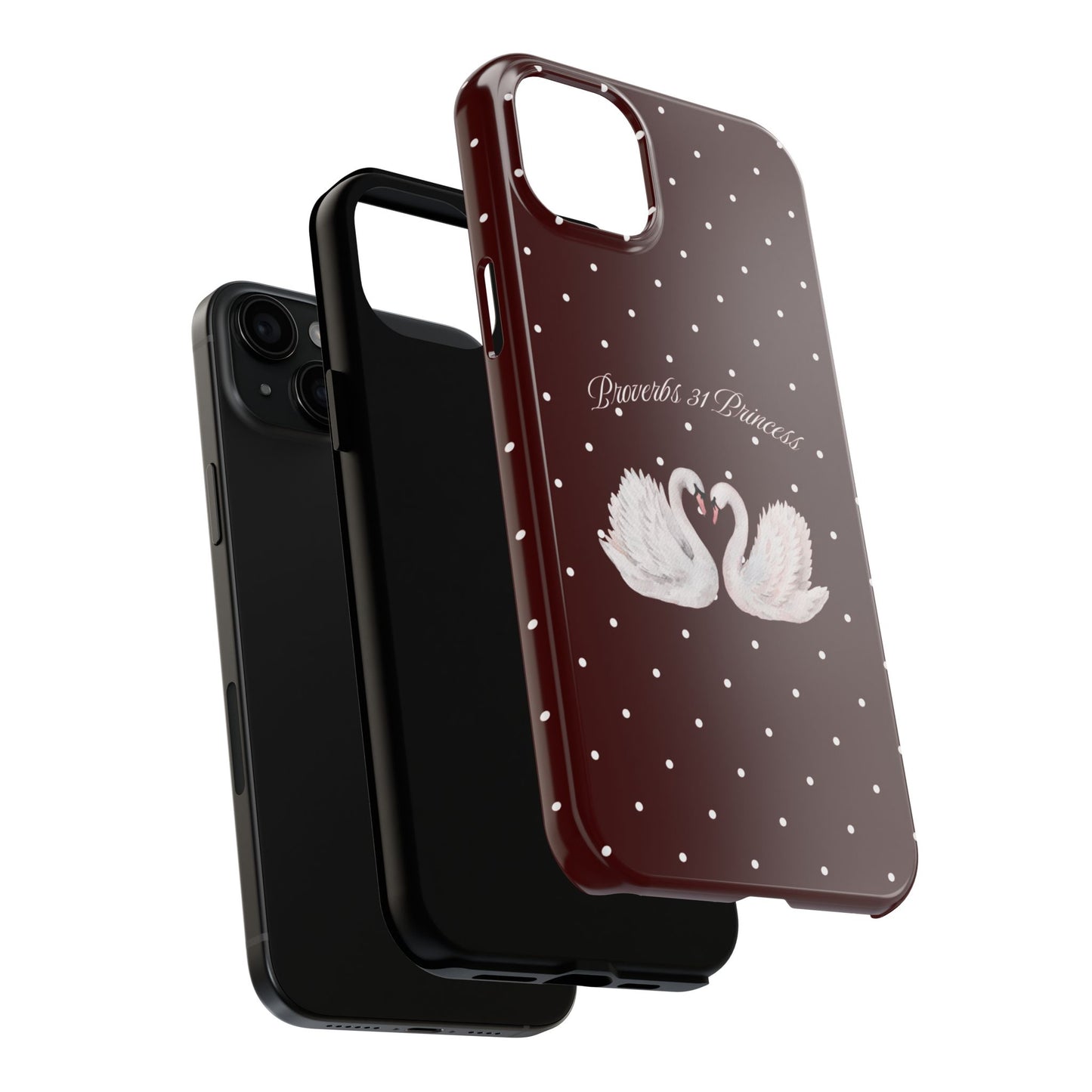 Burgundy Swan Case