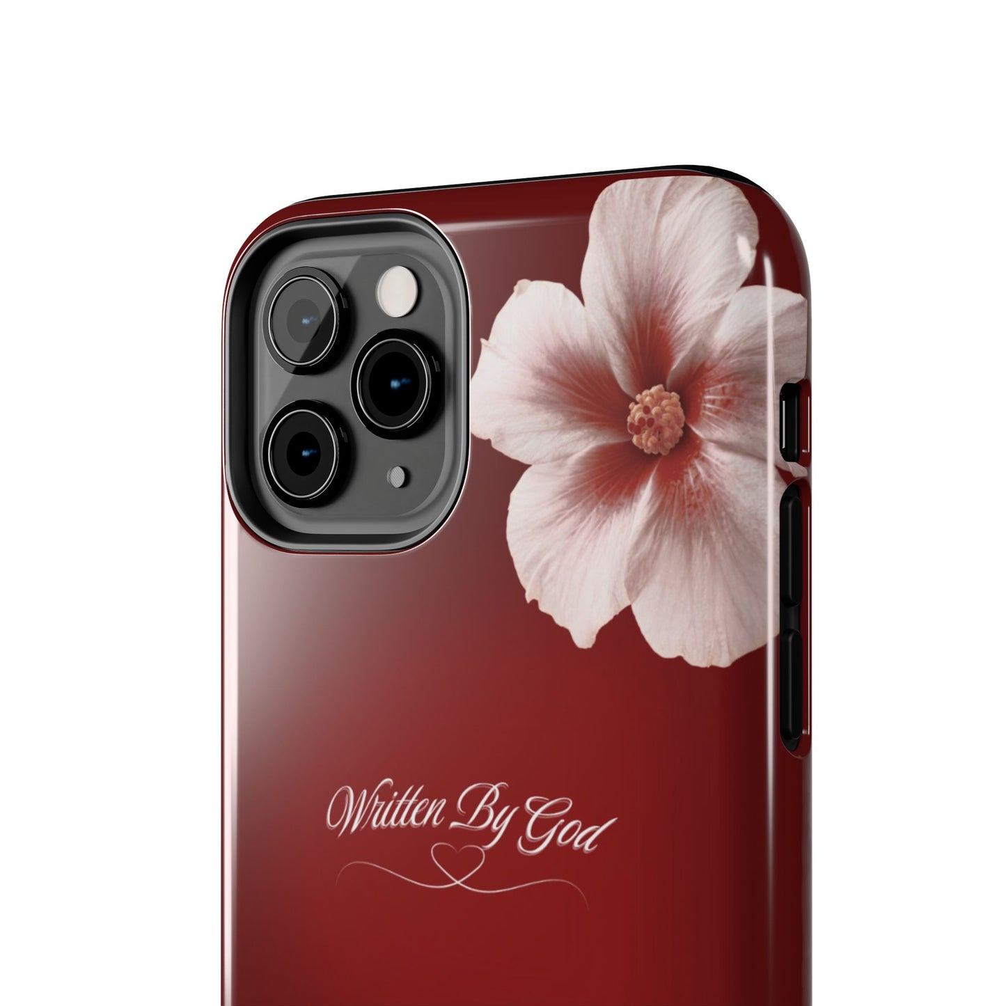 Burgundy Written by God case